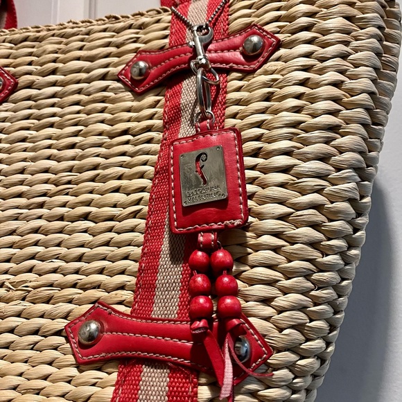 F by Fortuna Valentino straw bag - Picture 2 of 16